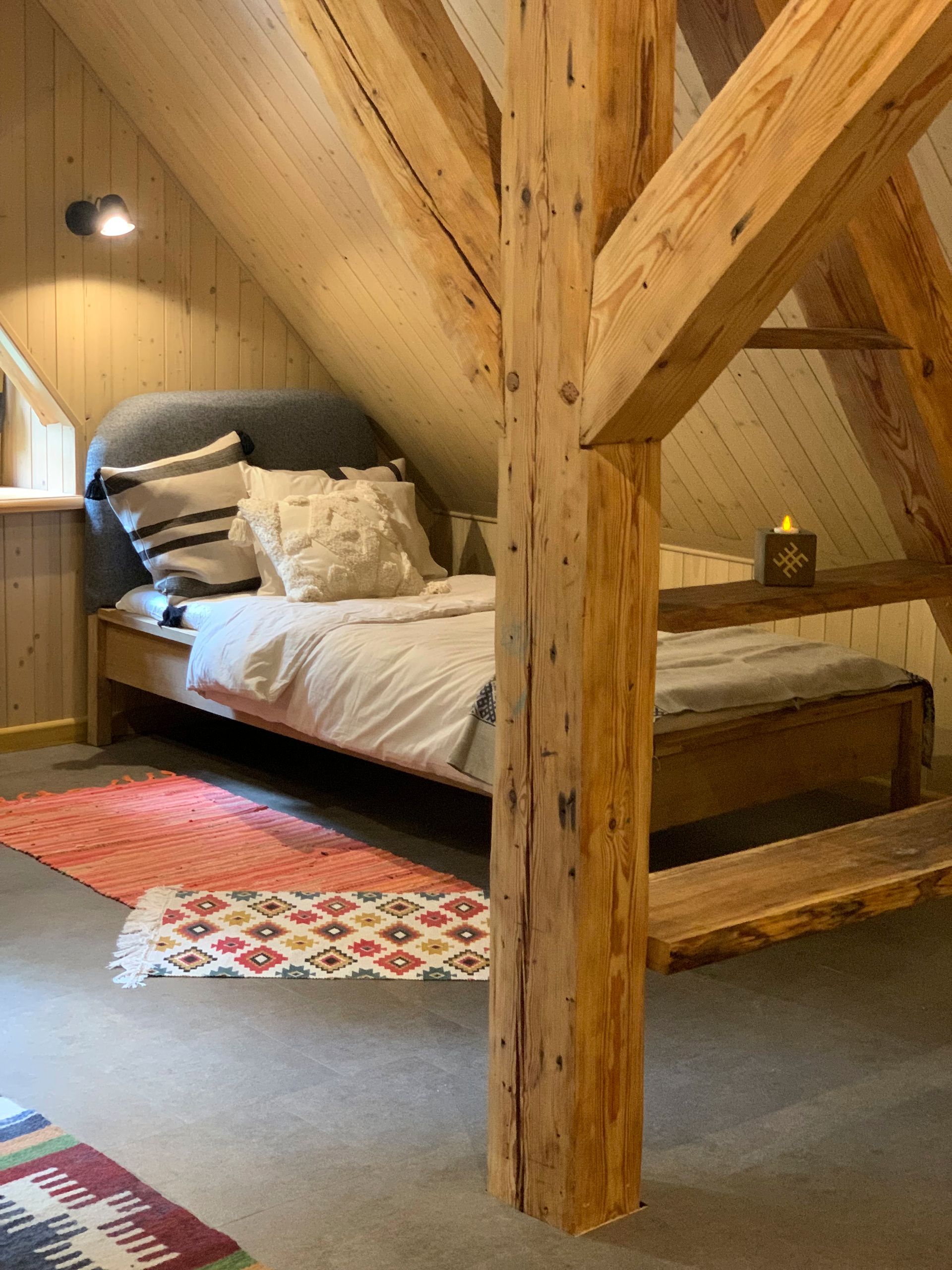 Lauku mājas Viesu apartamentu interjera dizains.