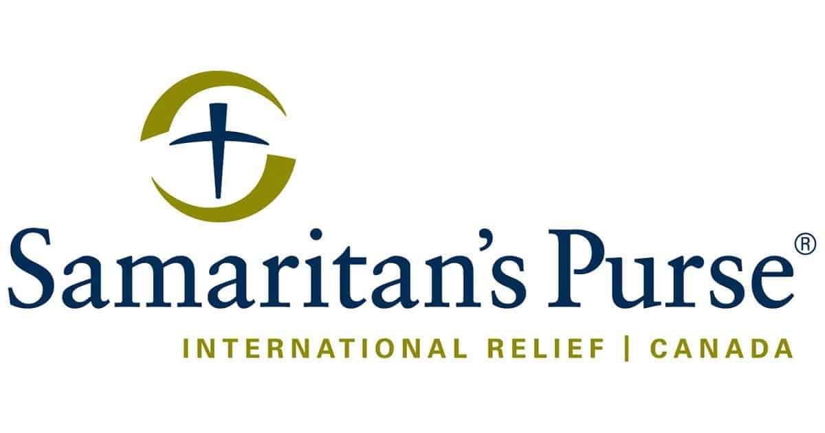 The logo for samaritan 's purse international relief canada