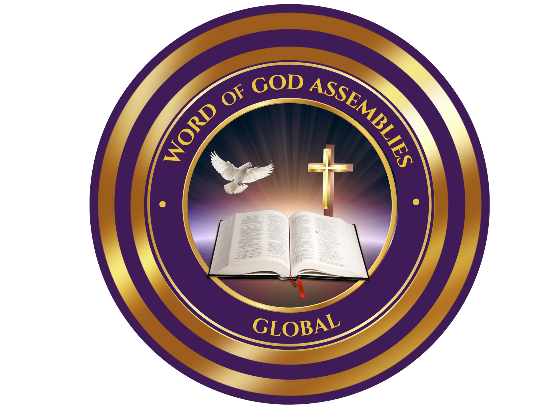 A logo for the word of god assemblies international