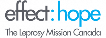 A logo for effect hope the leprosy mission canada