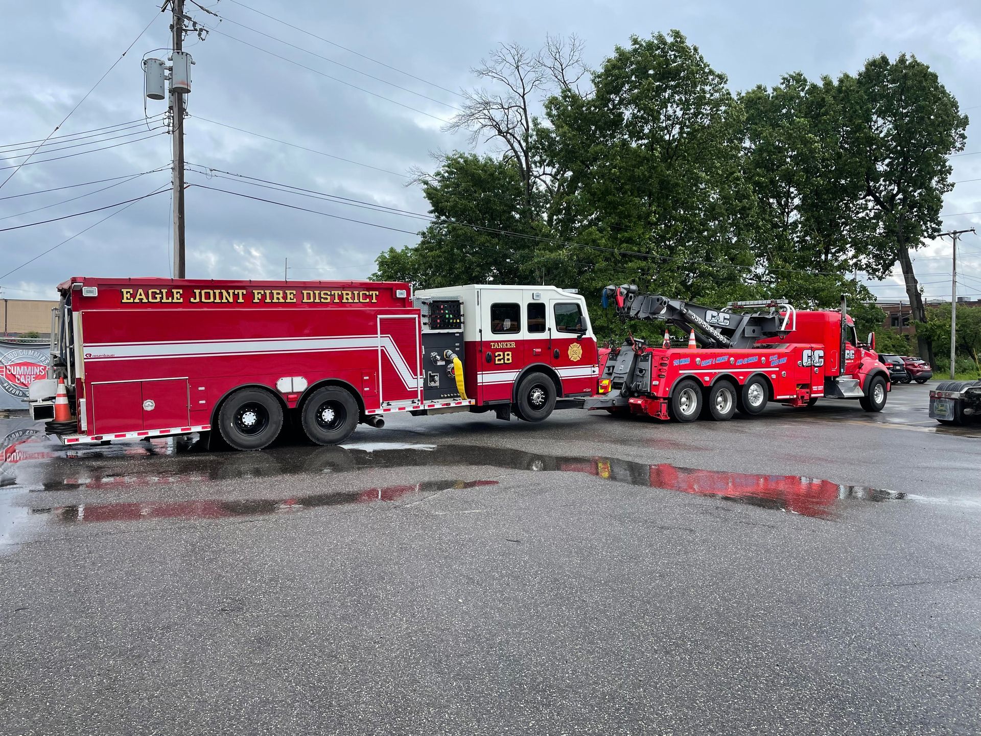 c & C Towing Ohiotowing.com heavy duty towing