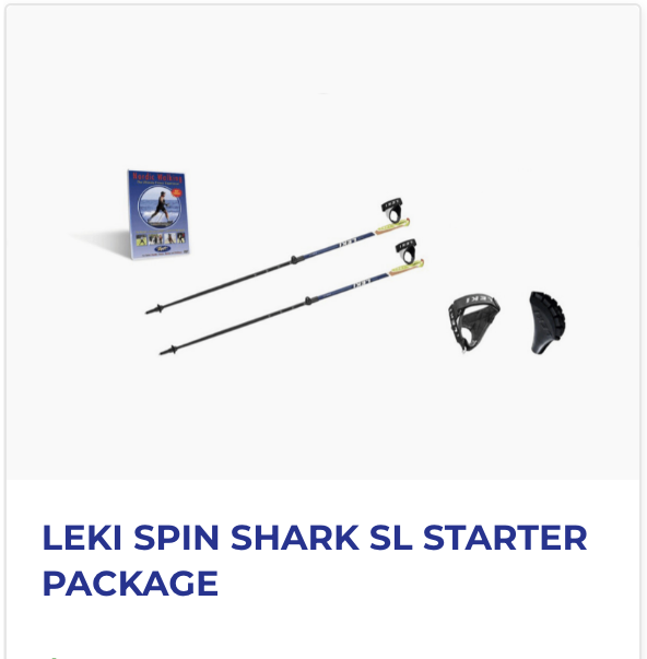 A picture of a leki spin shark sl starter package