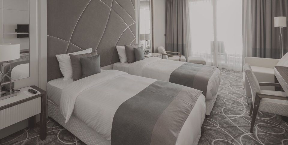 Quiet hotel room for recovery near the clinic