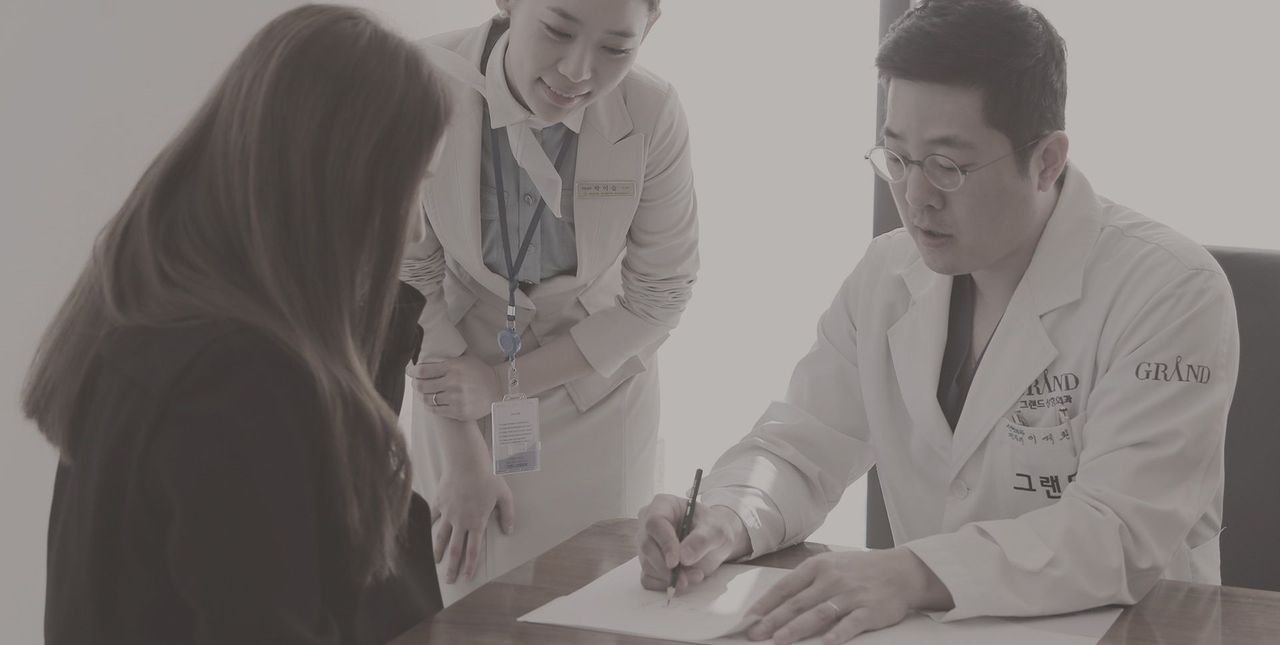 Surgeon and coordinator caring for an international patient