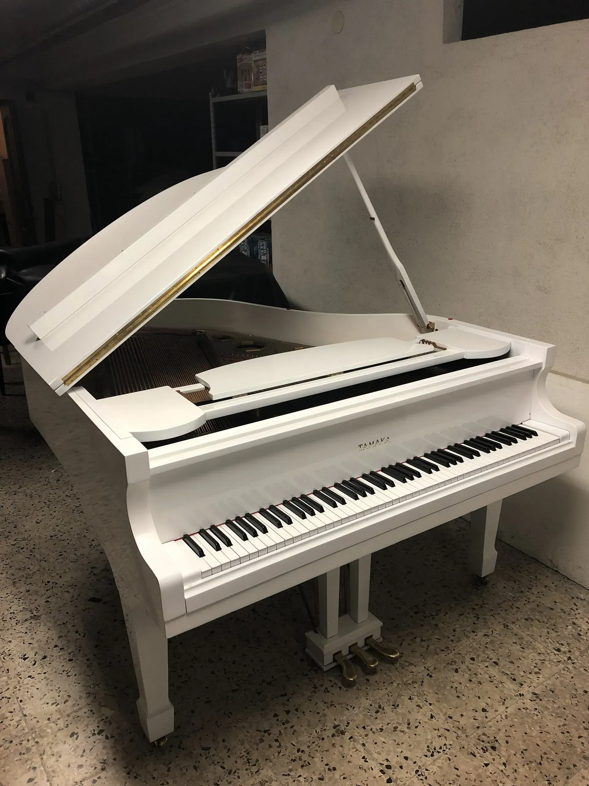 PIANOFORTE A MEZZA CODA BIANO