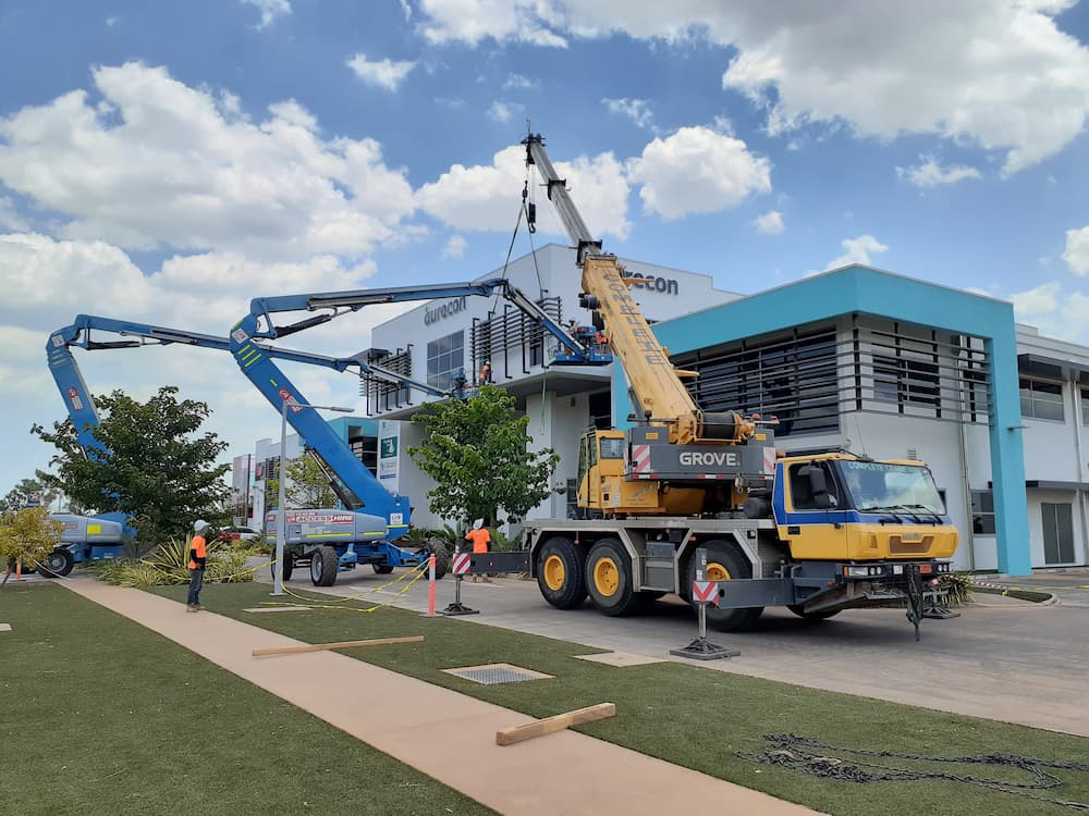 Big Crane Trucks — Complete Crane Hire (NT) Pty Ltd in Pinelands, NT