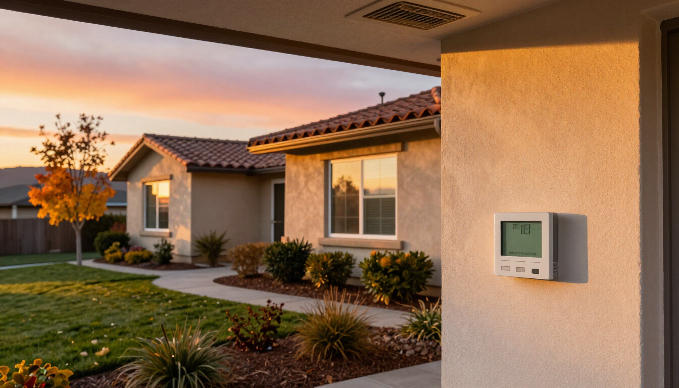 Fall HVAC tips for a California home