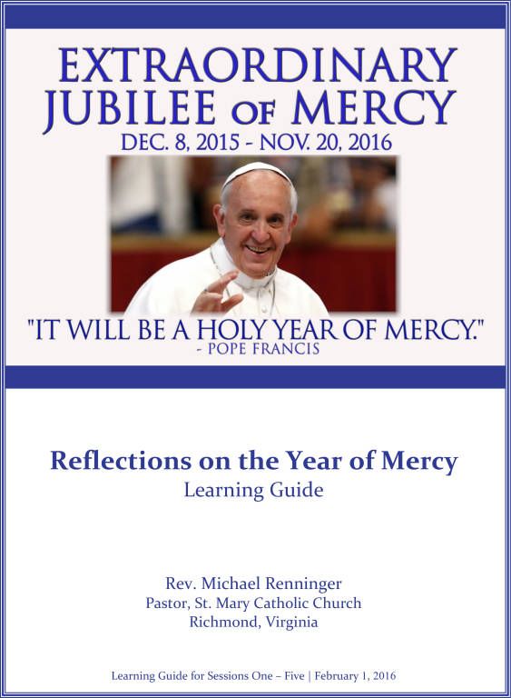 Reflections on the Year of Mercy
