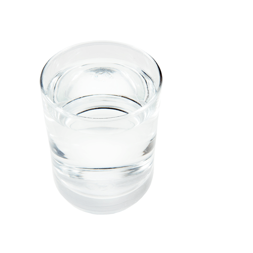 Glass of water