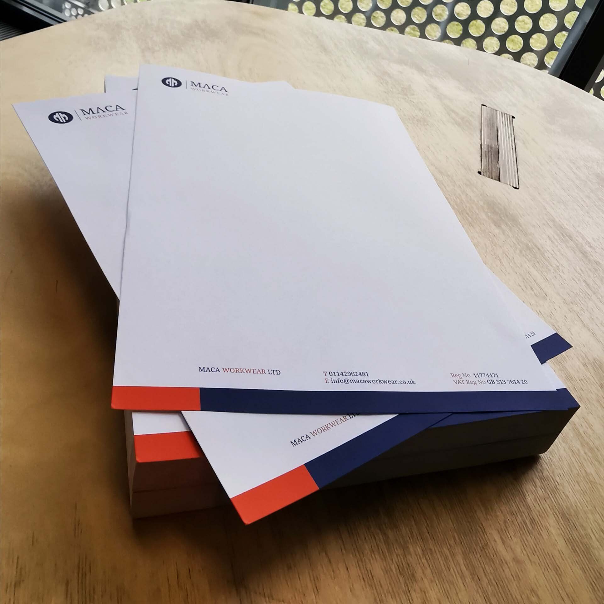 Printed Business Cards, Printed Letterheads, Printed Compliment Slips, Sheffield