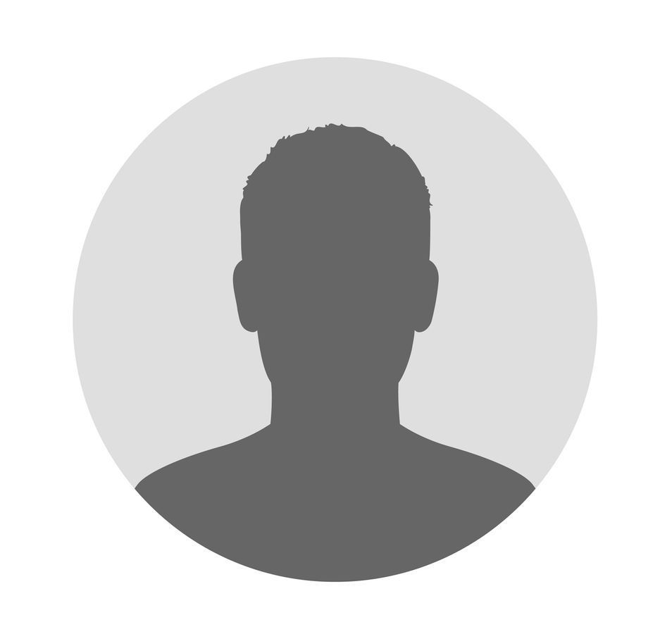 Gray generic user profile avatar silhouette on a light gray circle background