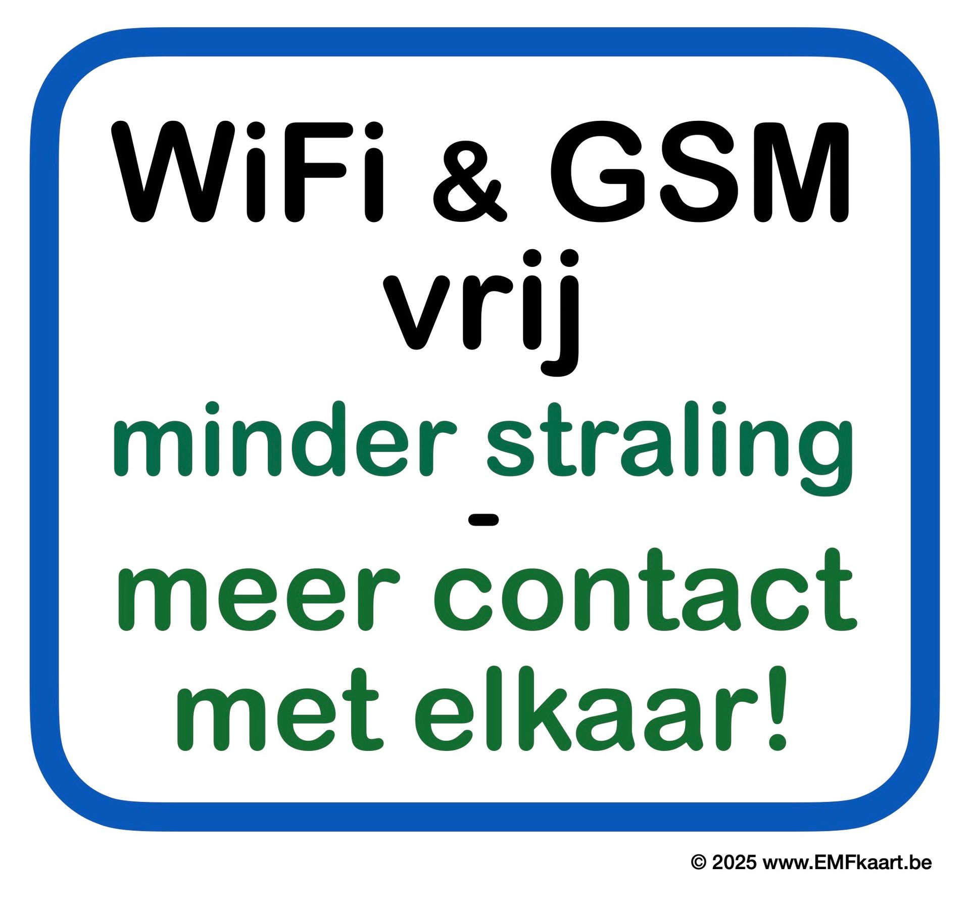 WiFi & GSM vrij zelfklever