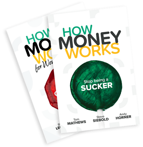 a book titled how money works has a lollipop on the cover