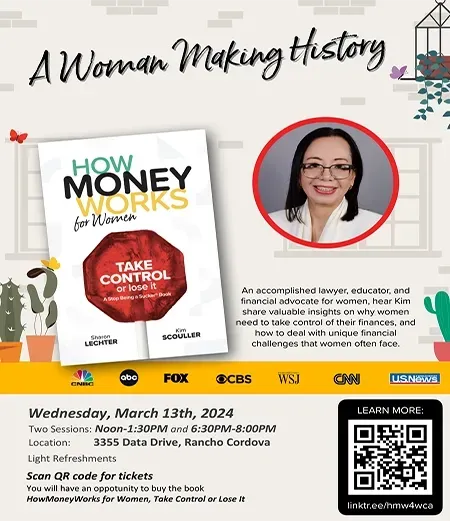 a woman is talking about how money works for women