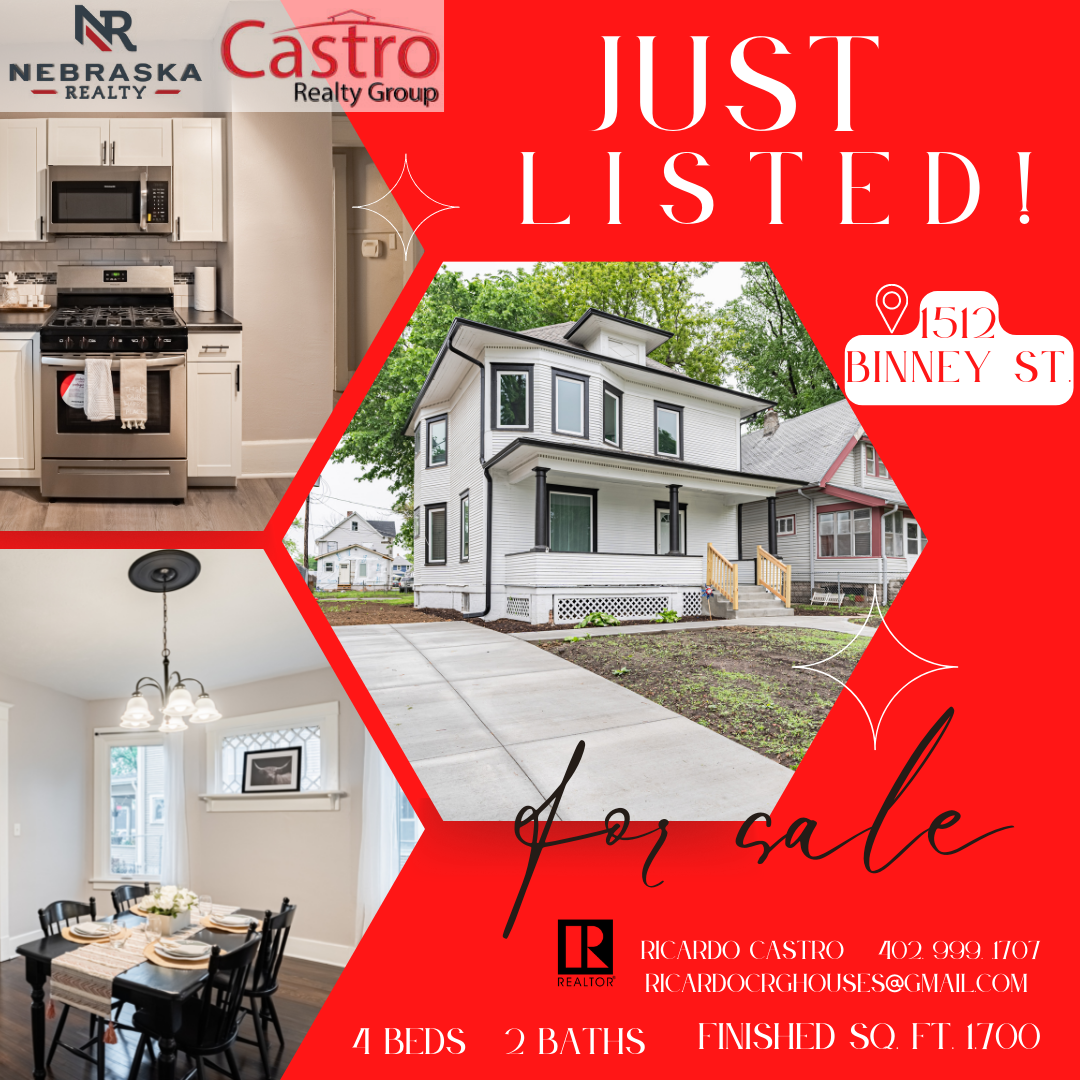Omaha house for sale 1416 N 56th Street