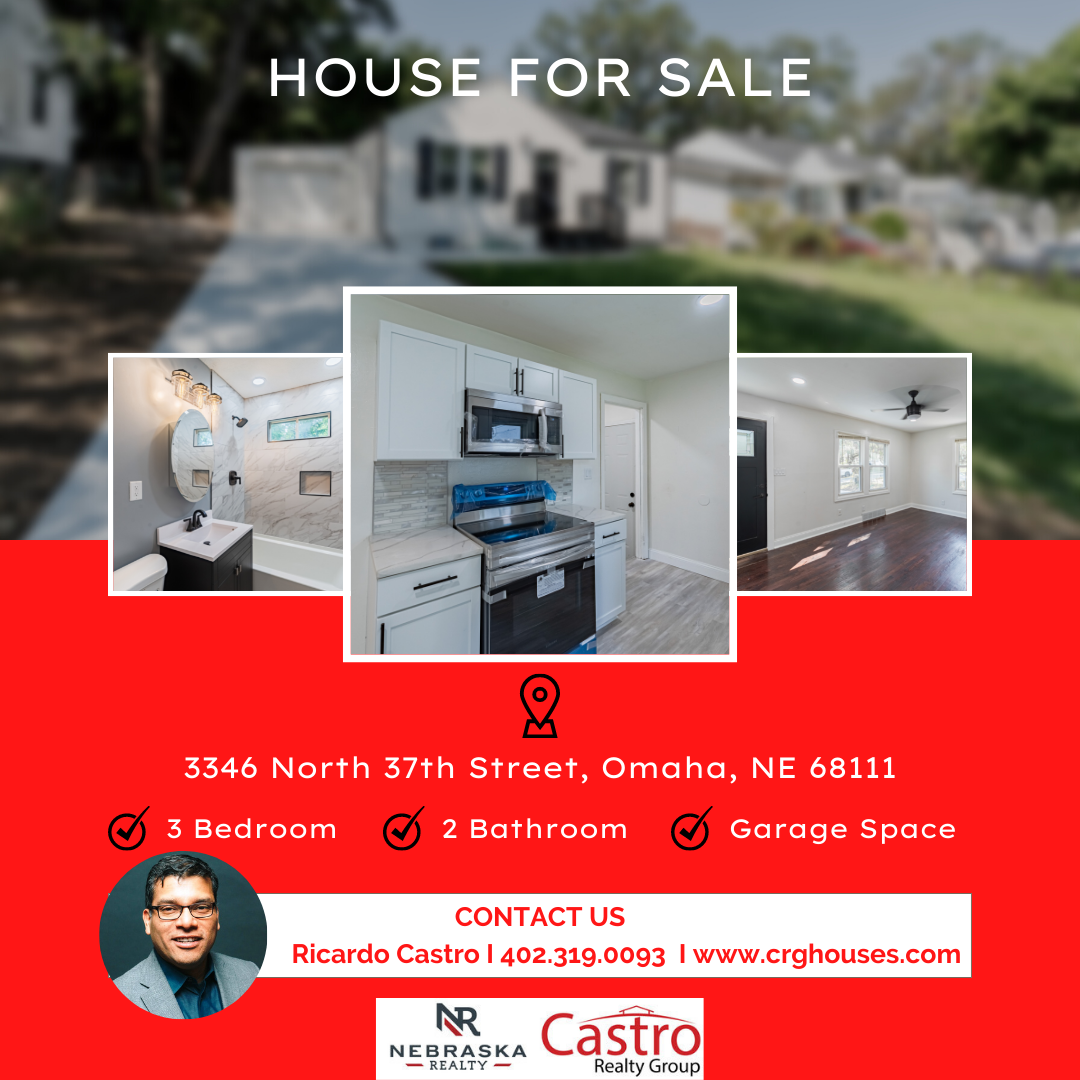 Omaha house for sale 551 N 77 Avenue