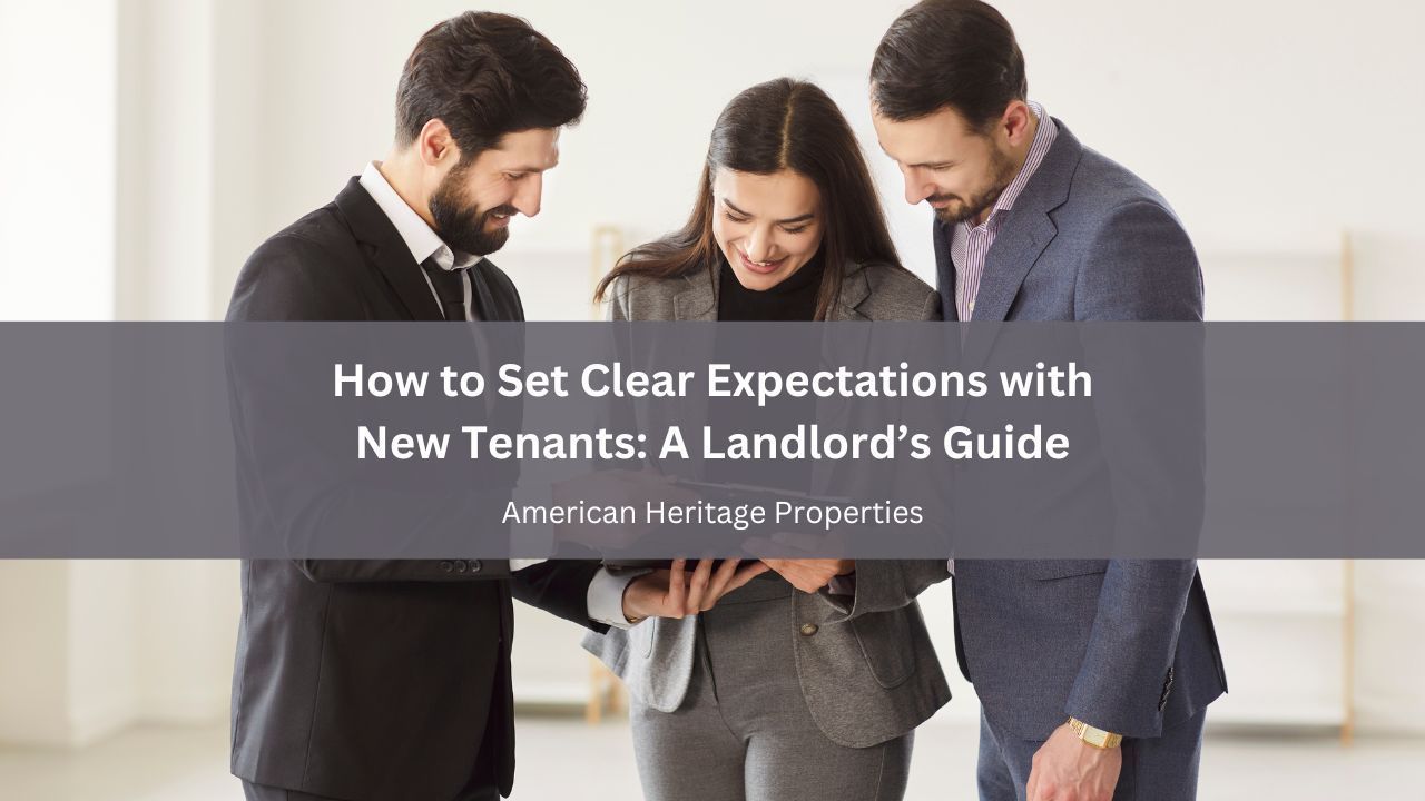 setting expectations with tenants