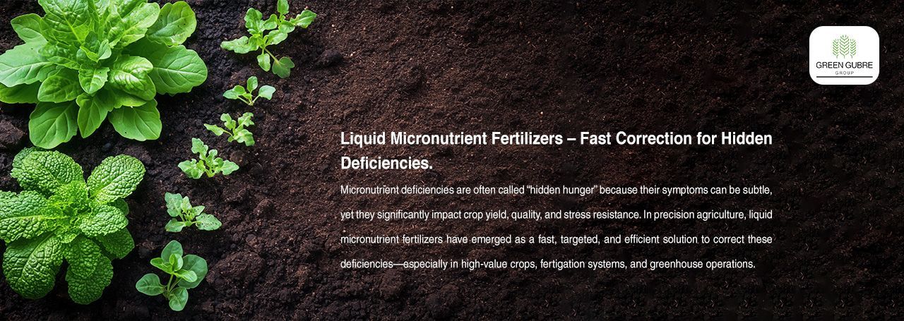 Liquid Micronutrient Fertilizers – Fast Correction for Hidden Deficiencies