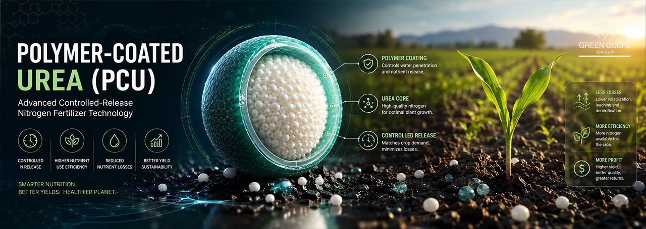 Polymer-Coated Urea (PCU): Advanced Controlled-Release Nitrogen Fertilizer Technology