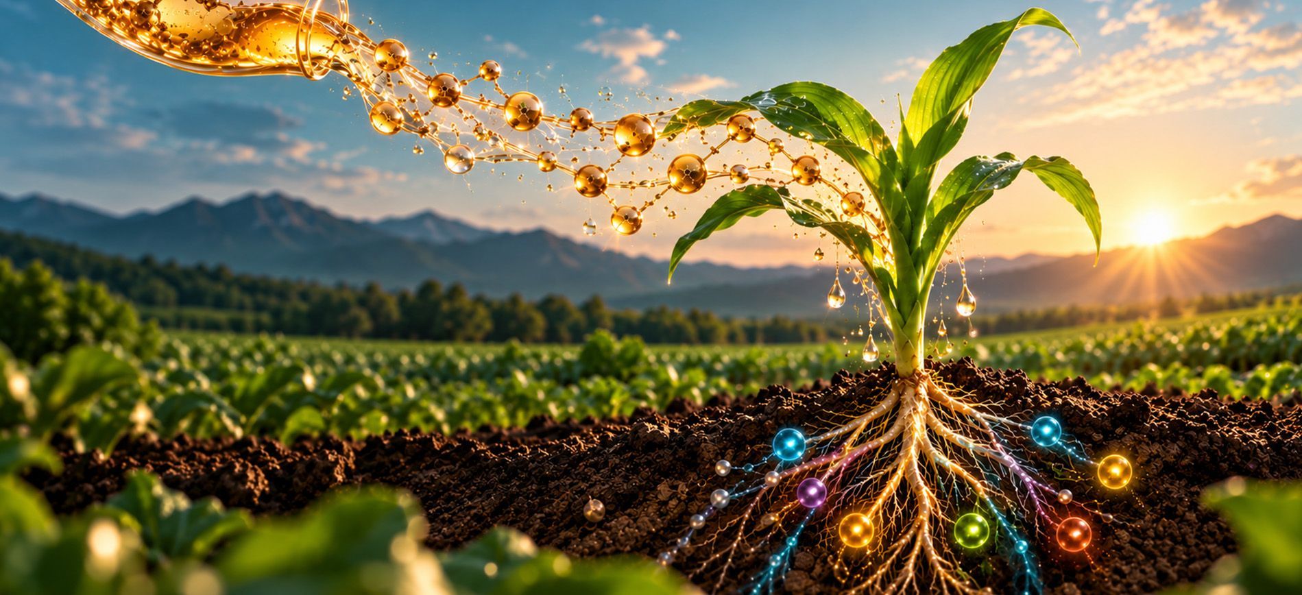 Protein hydrolysate bio stimulants for crop growth, nutrition, and stress tolerance.

