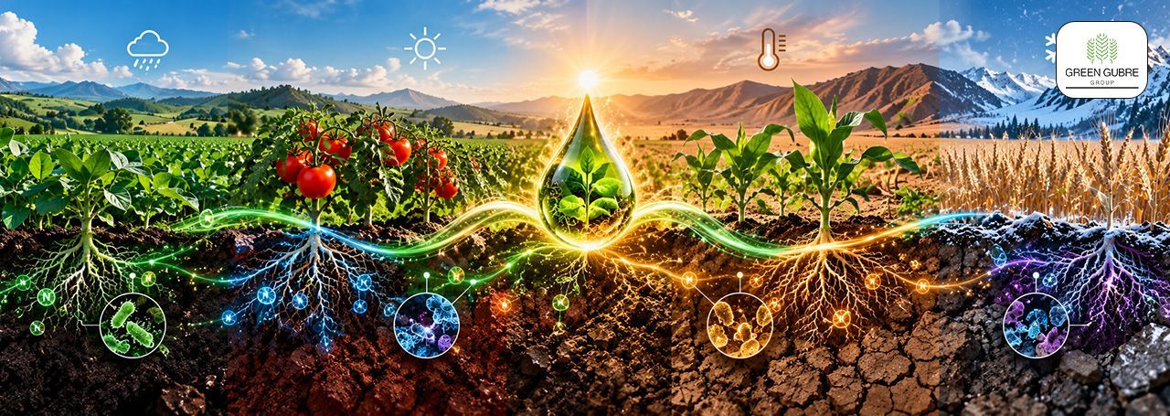 Plant biostimulant performance across different crops, soils, climates, and environmental conditions