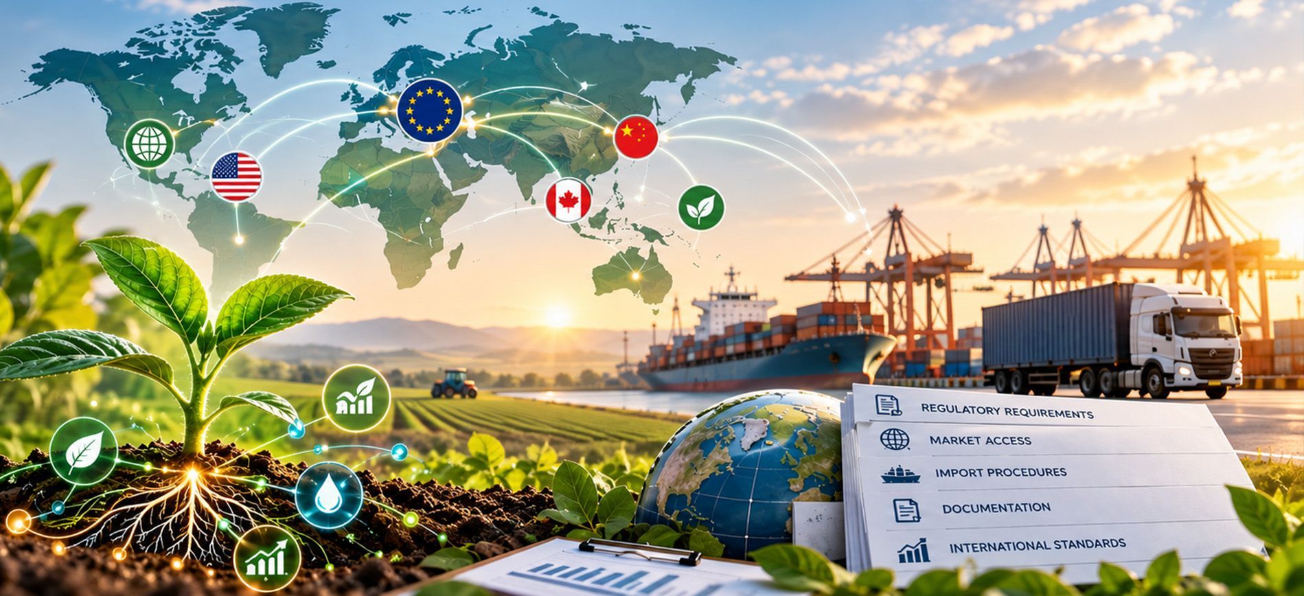 EU plant biostimulant regulations, CE marking, labeling, and international trade compliance