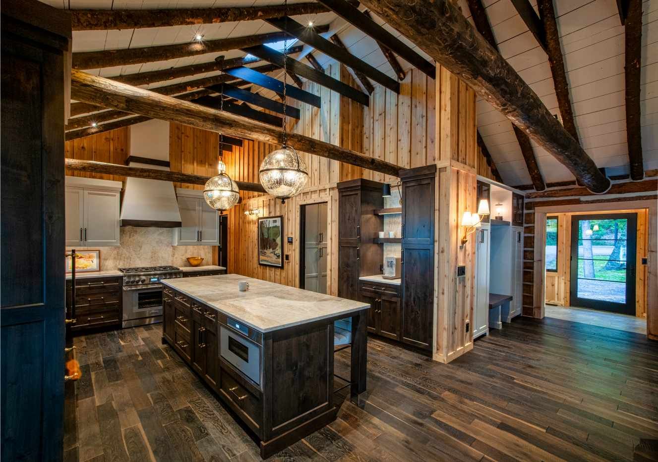 lake log cabin renovation company michigan