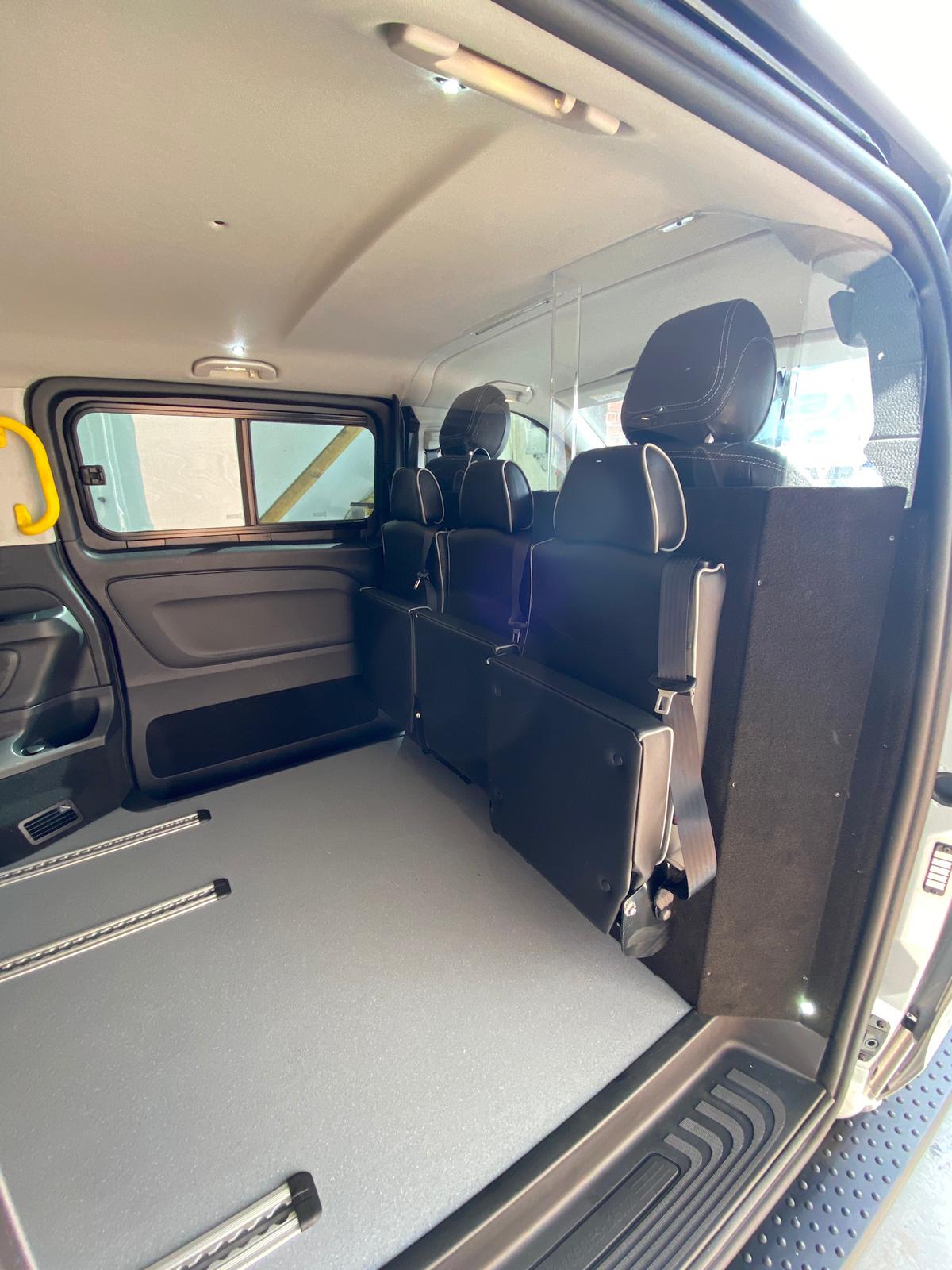 Wheel chair accssesible taxi conversion