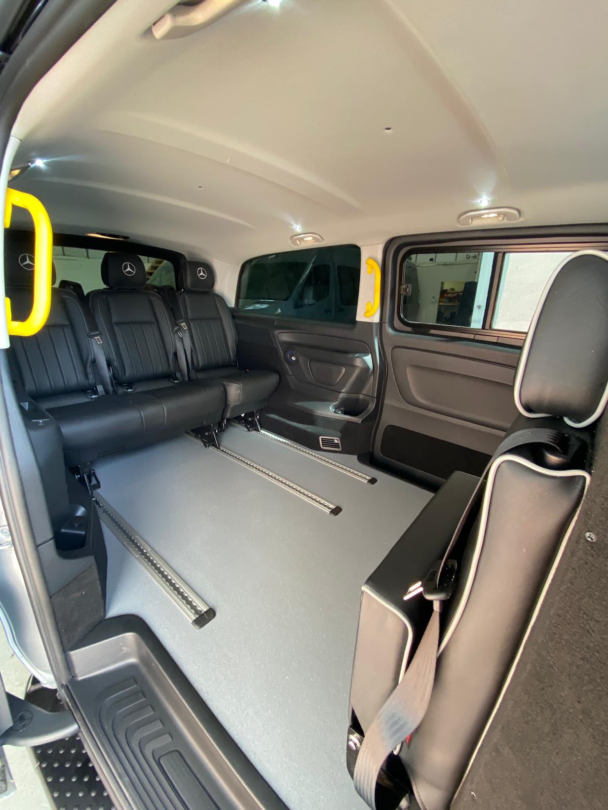 full taxi conversion with bulkhead