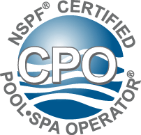 Nspf certified cpo pool spa operator logo