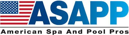 A logo for a company called american spa and pool pros