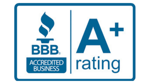 Better Business Bureau Accredited Business with A+ Rating