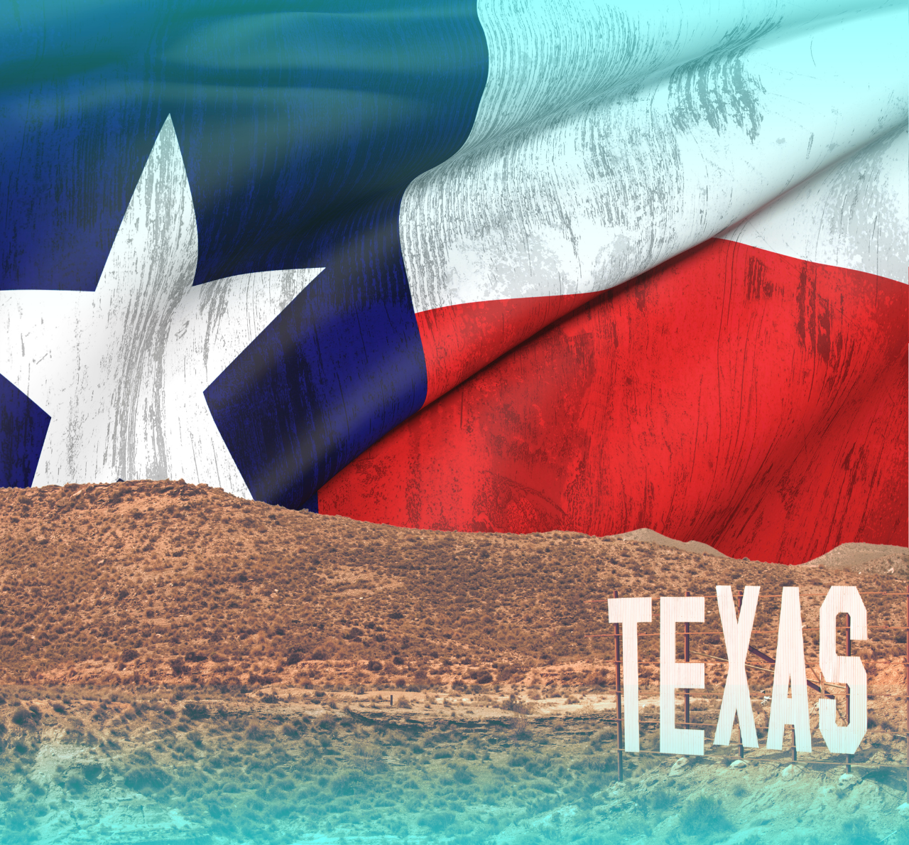An image of a Texas flag representing tax planning services offered in our home service area.