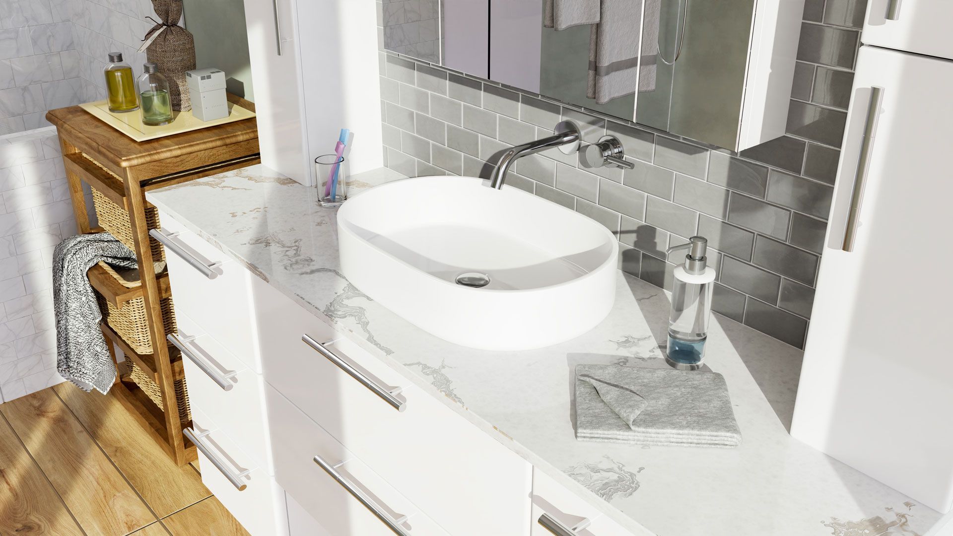 Fixture and faucet installations