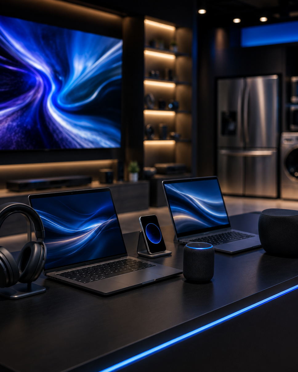 Interno del negozio Euronics Point Giovanniello