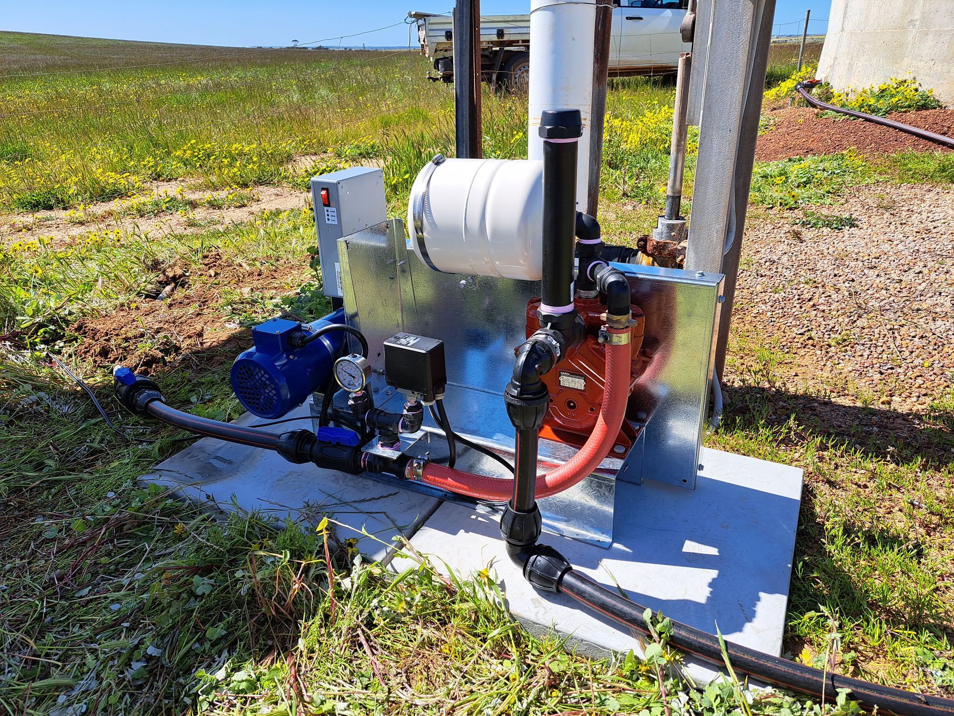 Transfer pump, solar surface pump, tank transfer, solar pump for tank, Quairading, Yoting, Dangin.