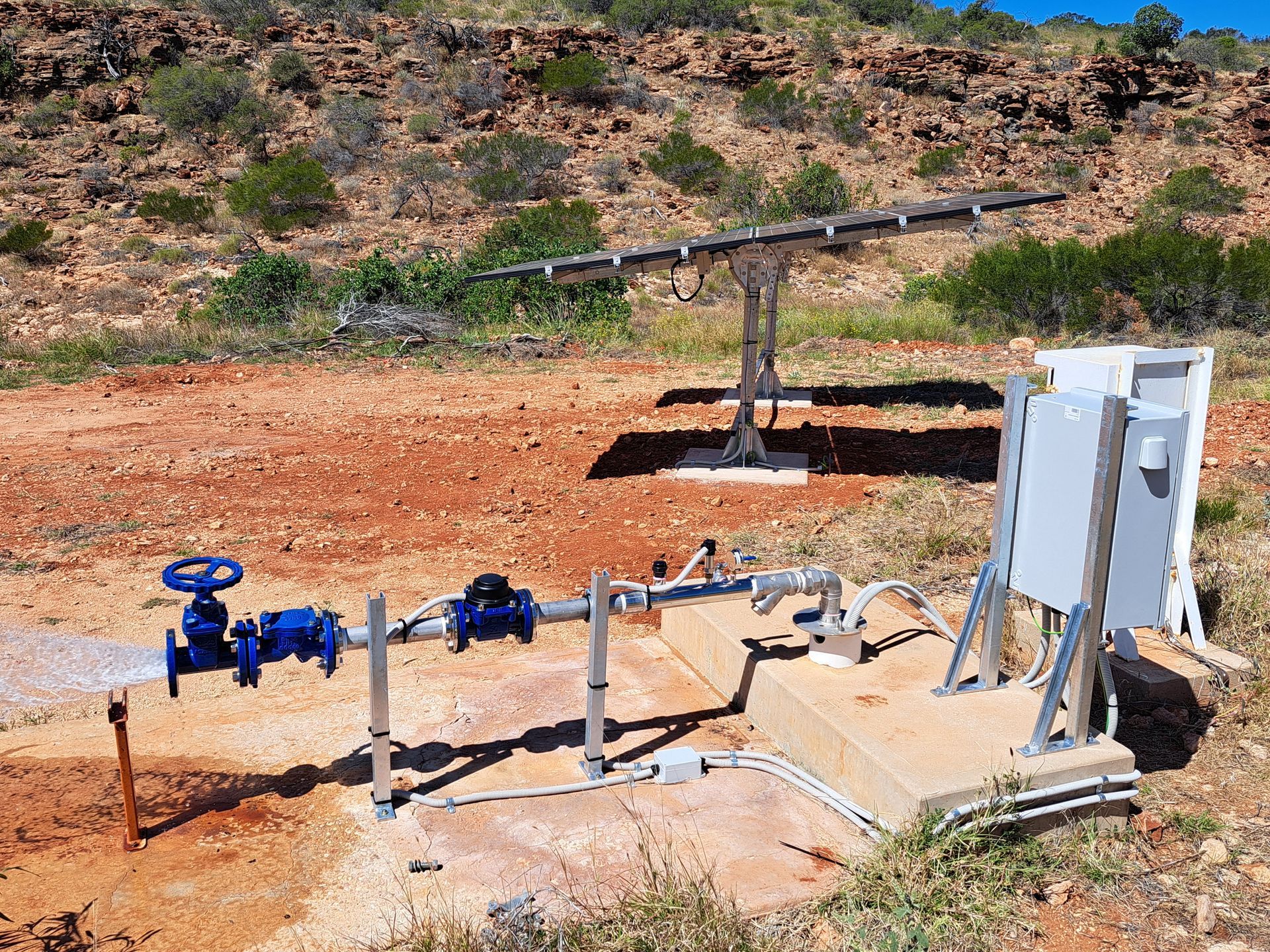 Lorentz pump, bore pump, headworks, design solar pump.