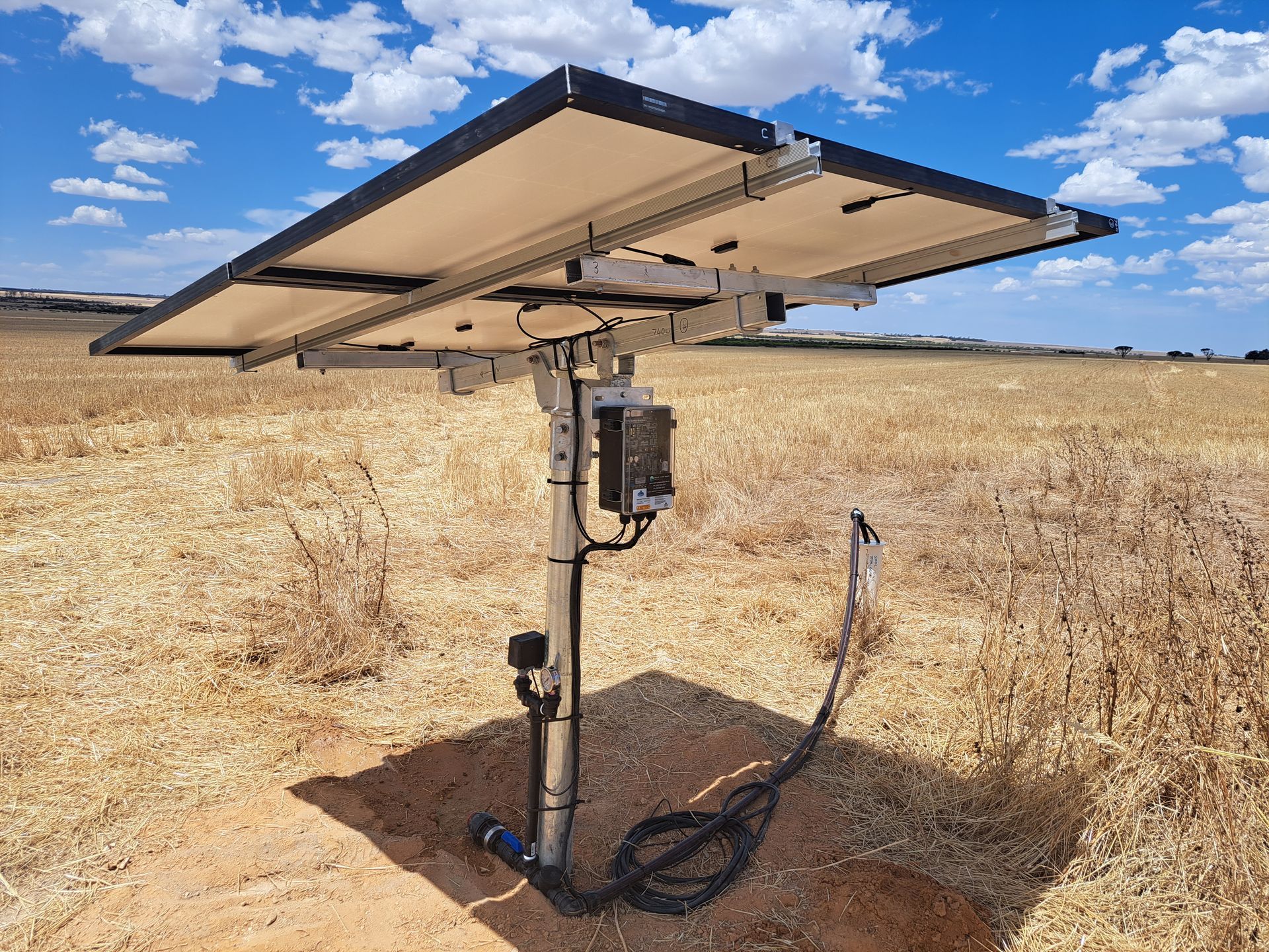 Waterboy solar pump, solar bore pump, solar water pump, Dowerin, Northam, Goomalling, Ucarty, Wyalkatchem.