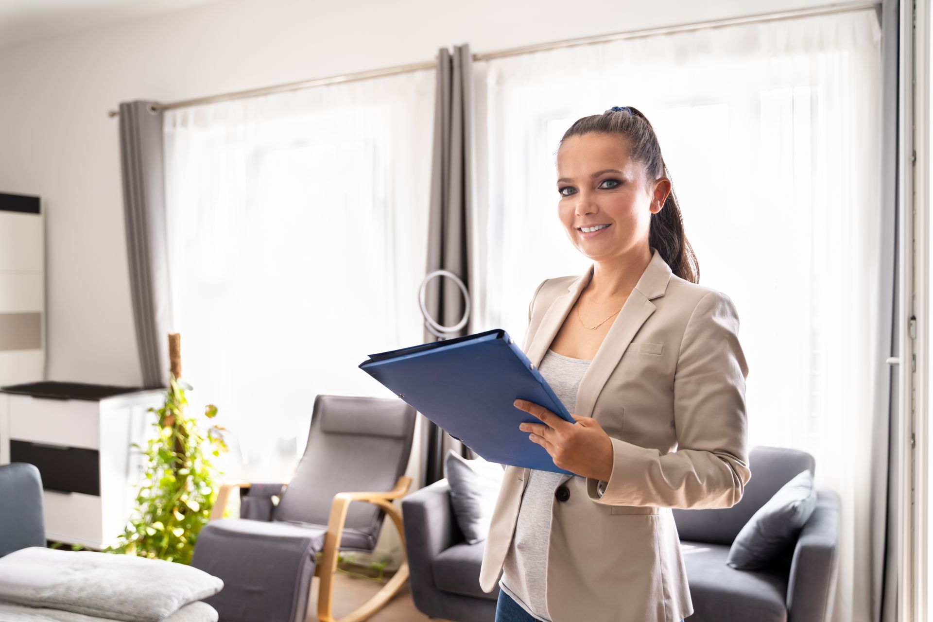 real estate house appraisal and property check