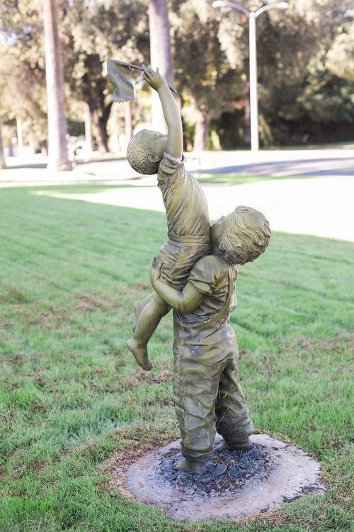 Statue at Emmerson-Bartlett Memorial Chapel Redlands, CA