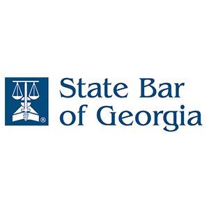 State Bar of Georgia logo with blue scales icon and text