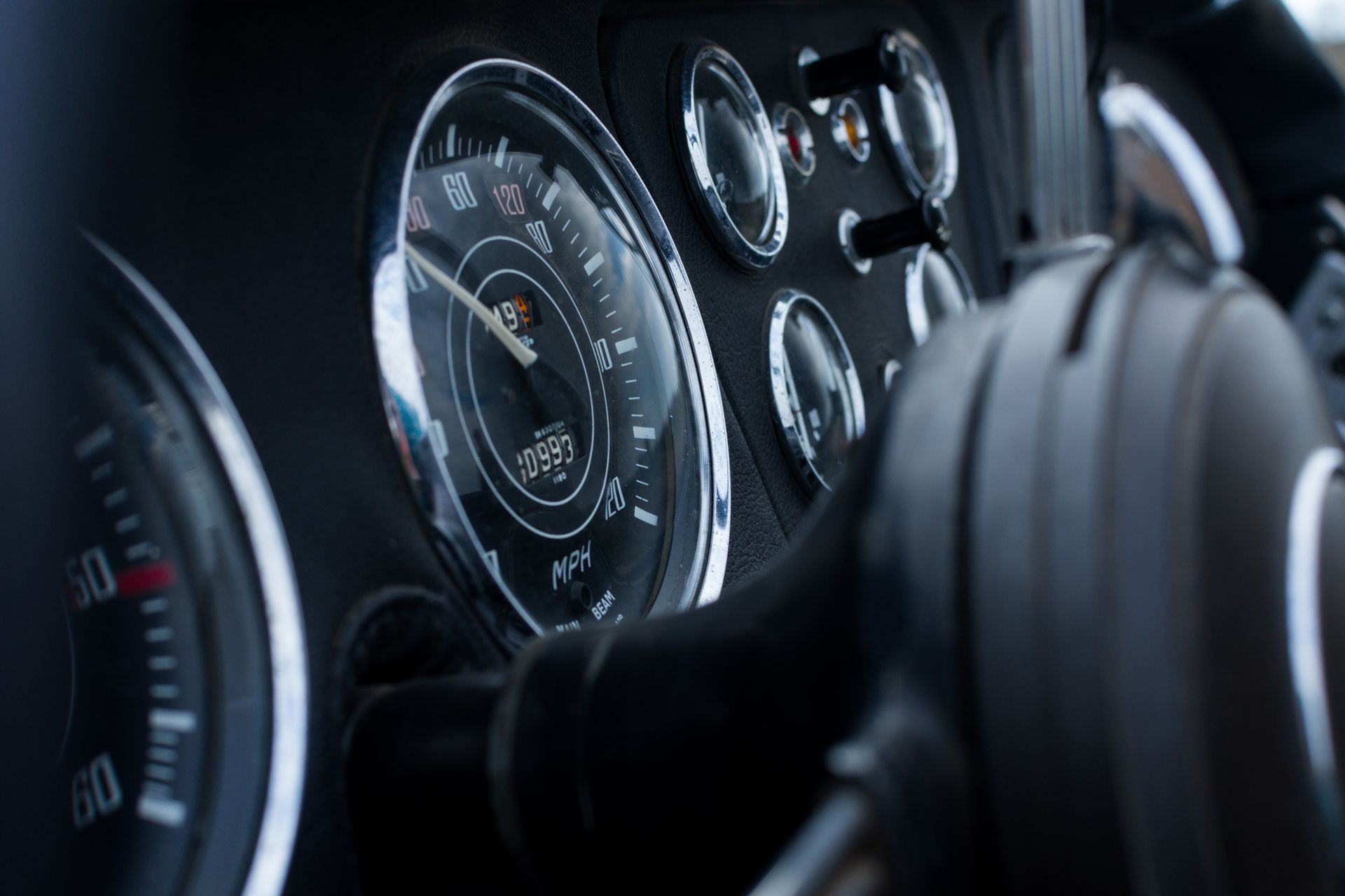 inside a car dashboard