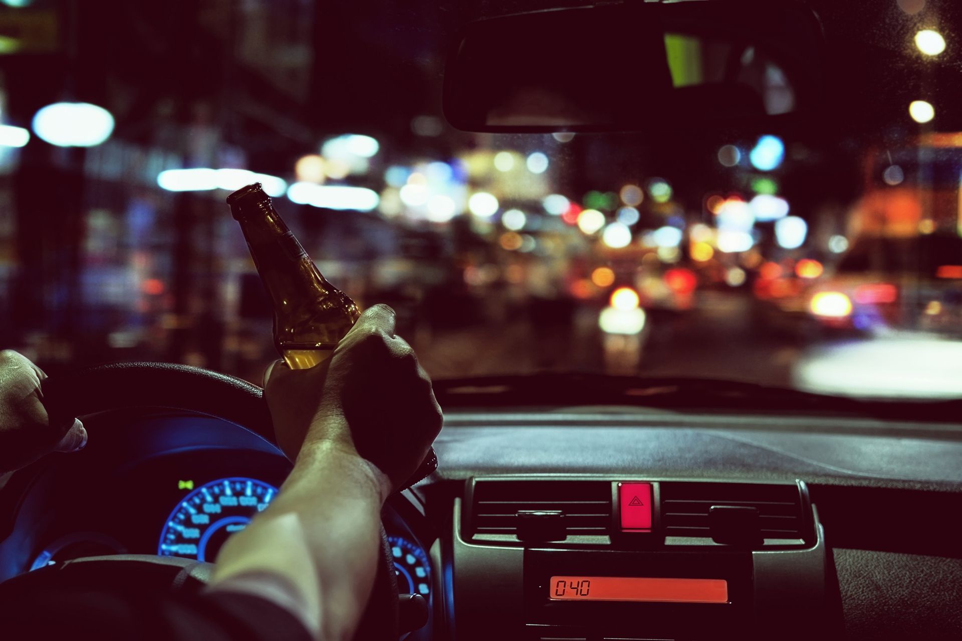 drunk driver in an accident
