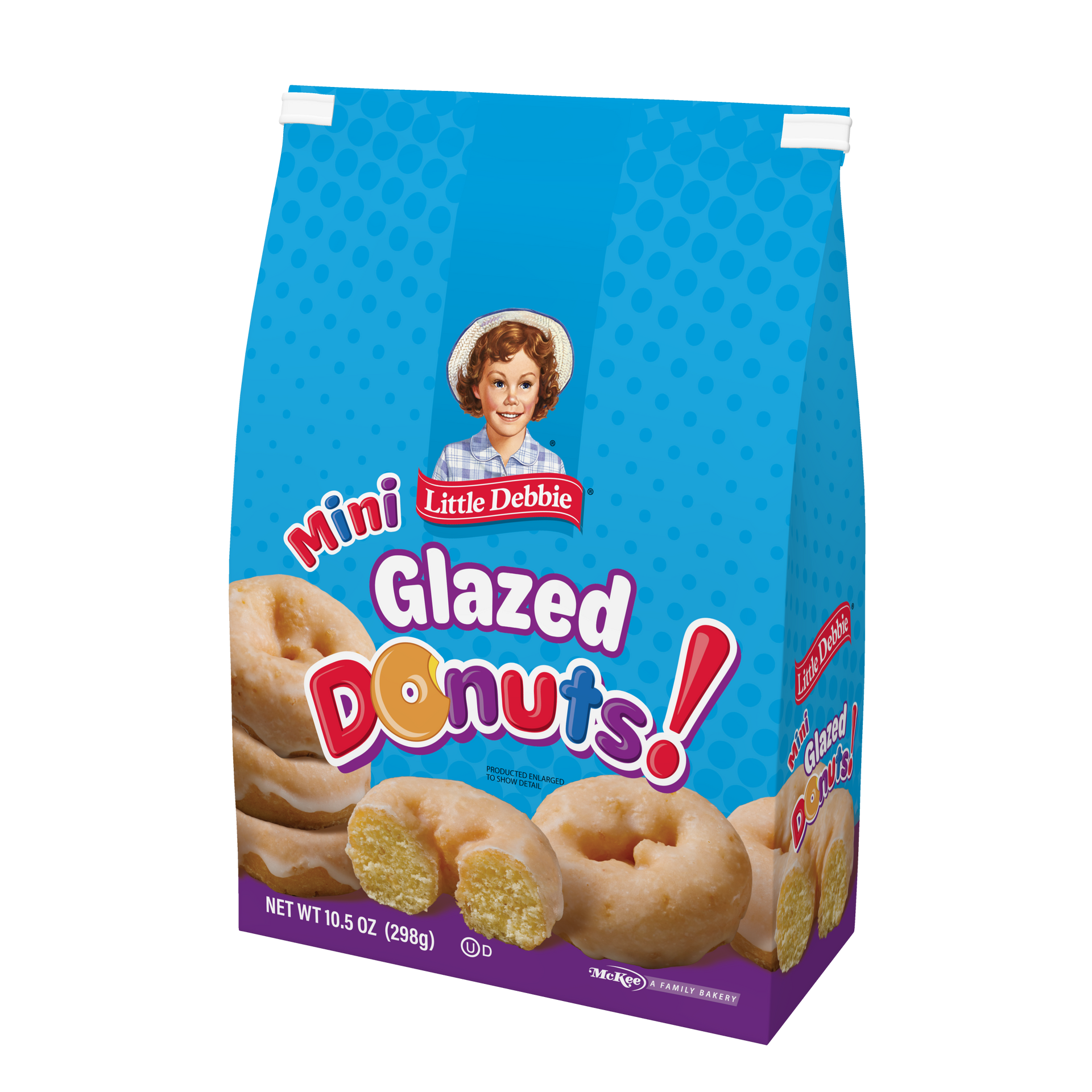 bag of little debbie glazed mini donuts