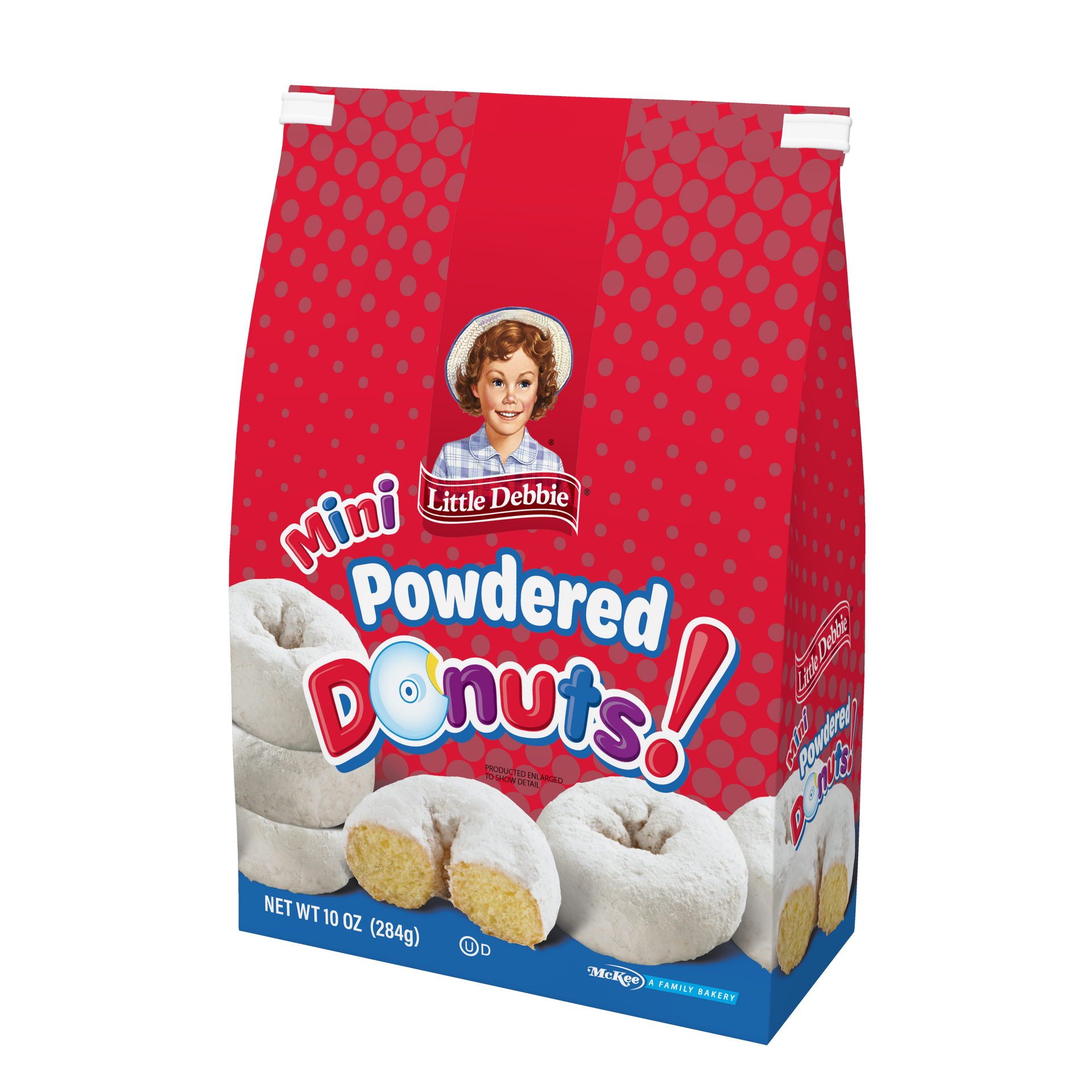bag of little debbie powdered mini donuts