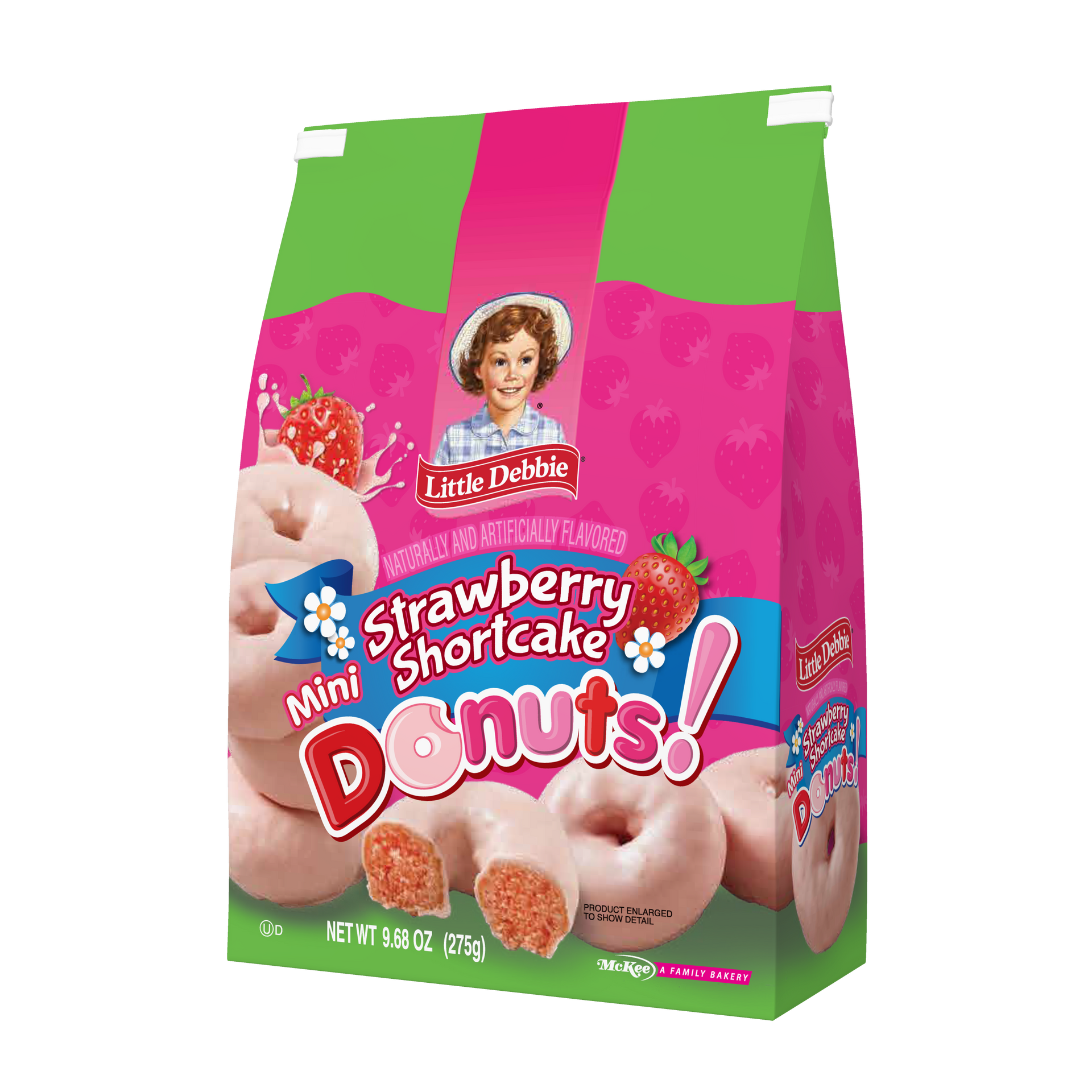bag of little debbie strawberry shortcake mini donuts
