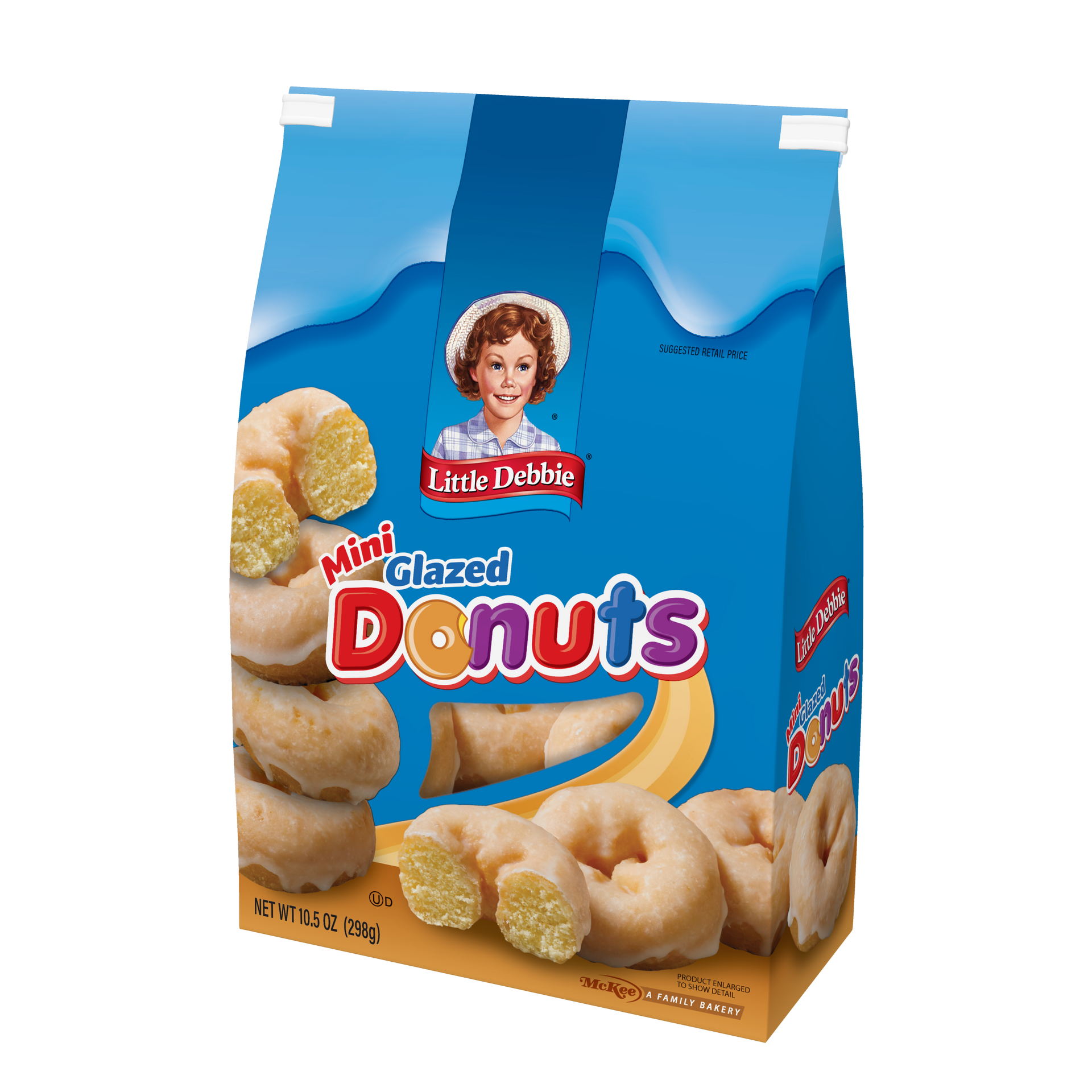 bag of little debbie glazed mini donuts
