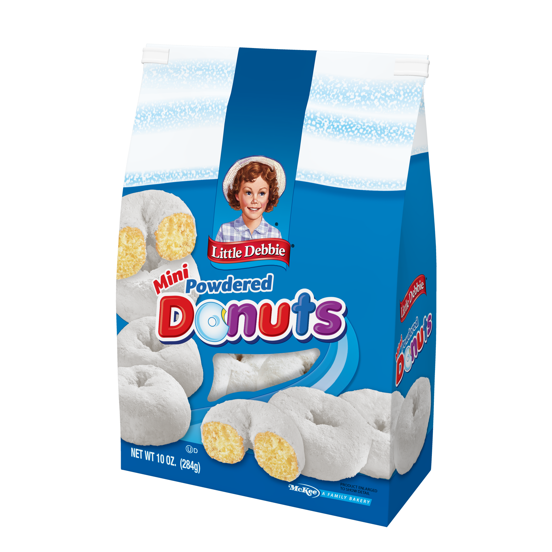bag of little debbie powdered mini donuts