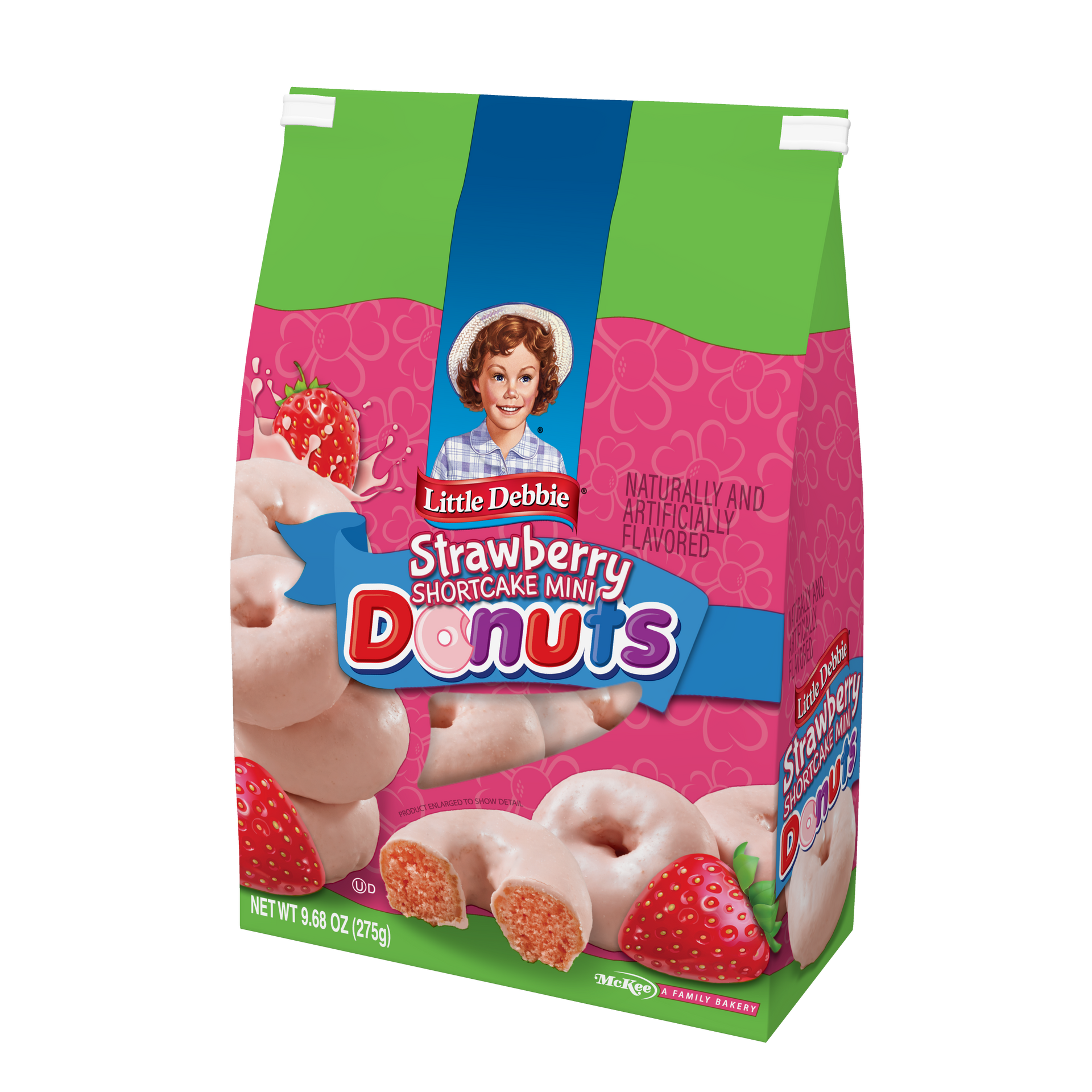 bag of little debbie strawberry shortcake mini donuts