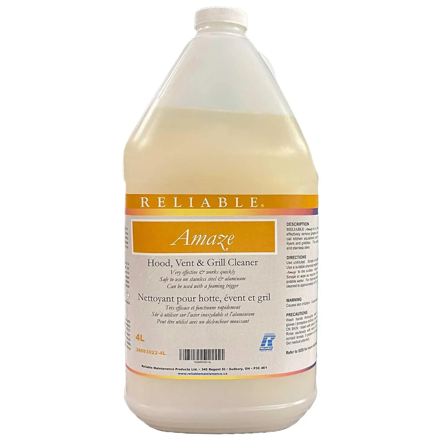 Amaze is a product of Reliable Maintenance Products for Hood & Vent Cleaning.
